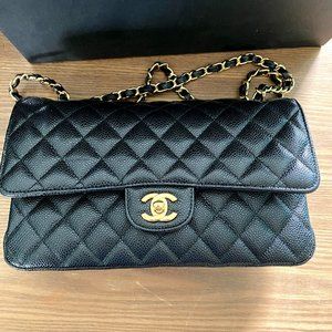 Chanel Black Caviar Medium